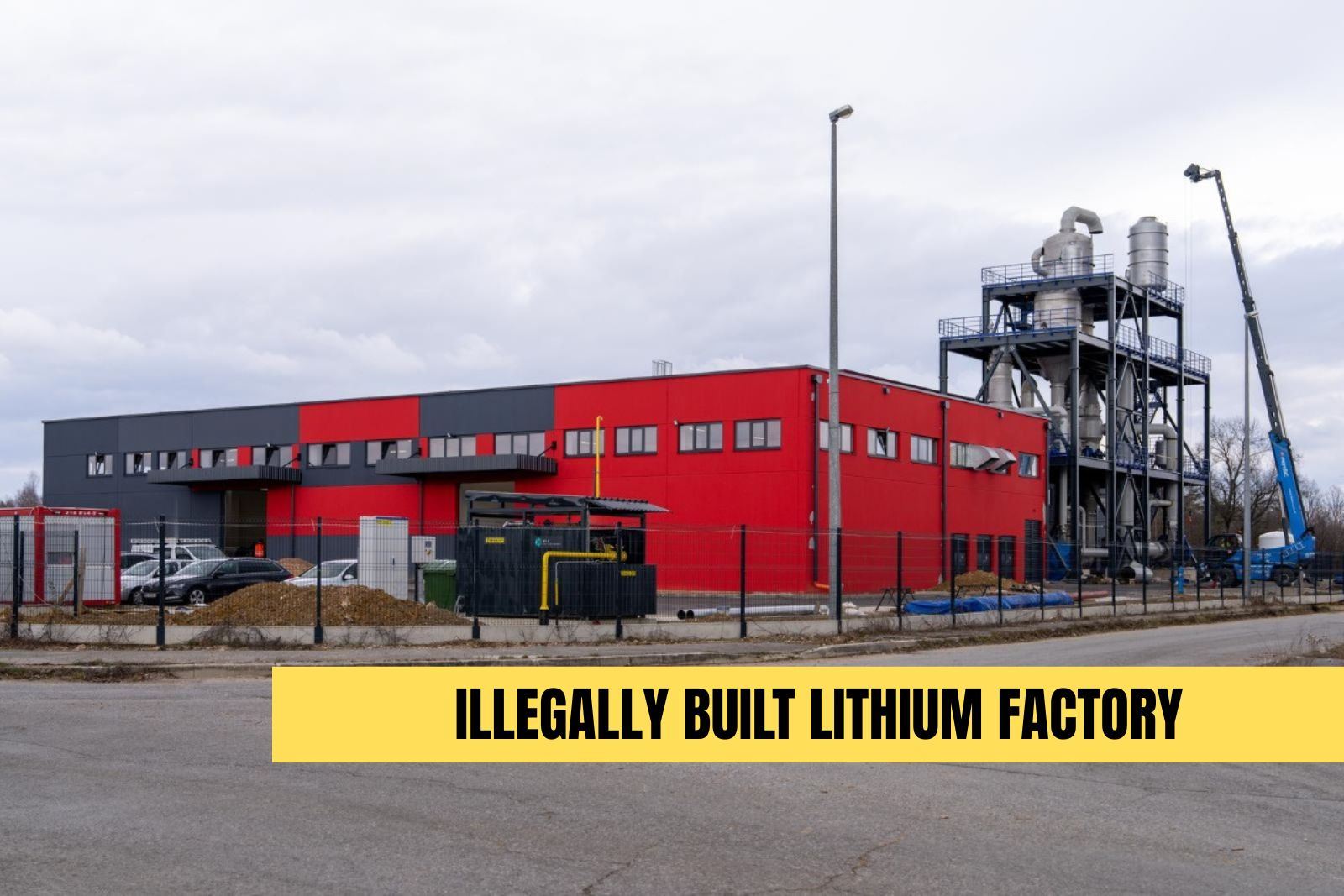 Tvornica za preradu litija u Smiljanskom polju / Lithium processing plant in Smiljansko polje